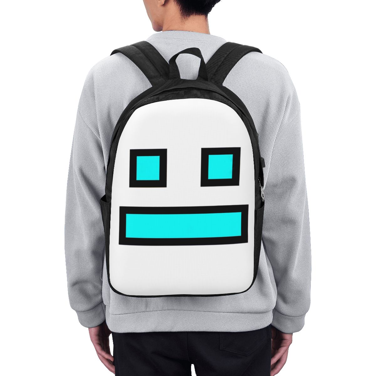 Women Bags Laptop - Video Game Geometry Dash Backpack Travel