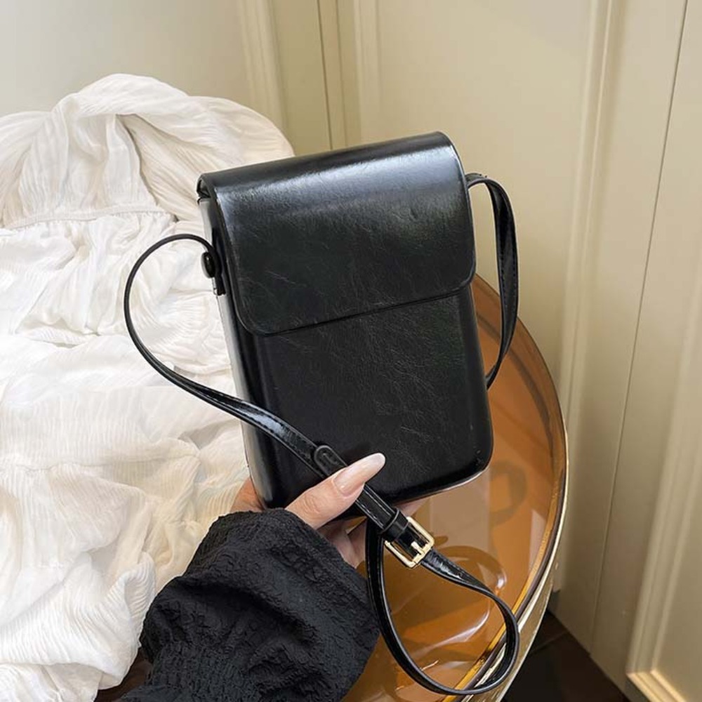 Women'S Crossbody Bags - PU Leather Flap Crossbody Bags Phone