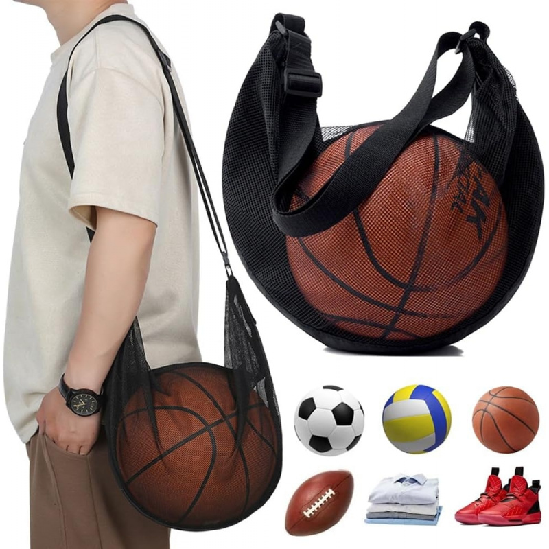 Mesh Net Bag - Anti-Tear Mesh Single Ball Bag Fits