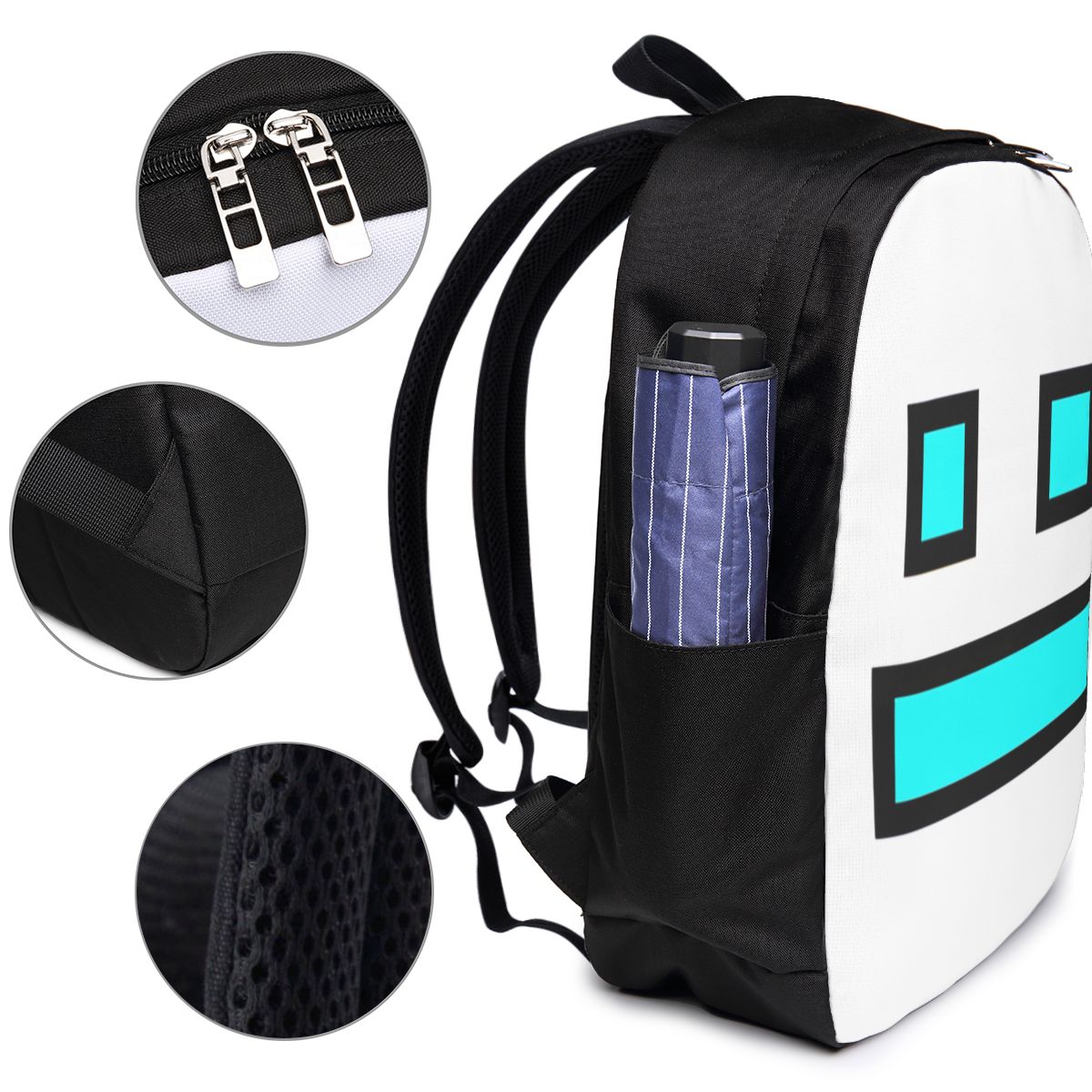 Video Game Geometry Dash Backp - Women Bags Laptop reseña y precio