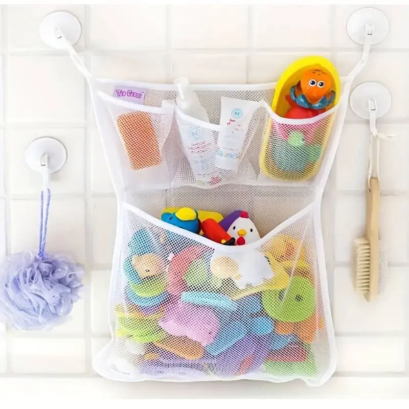 Baby Shower Bath Toys White Ba - Mesh Net Bag reseña y precio