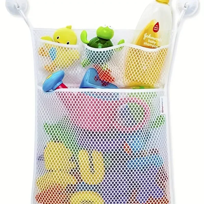 Baby Shower Bath Toys White Ba - Mesh Net Bag reseña y precio
