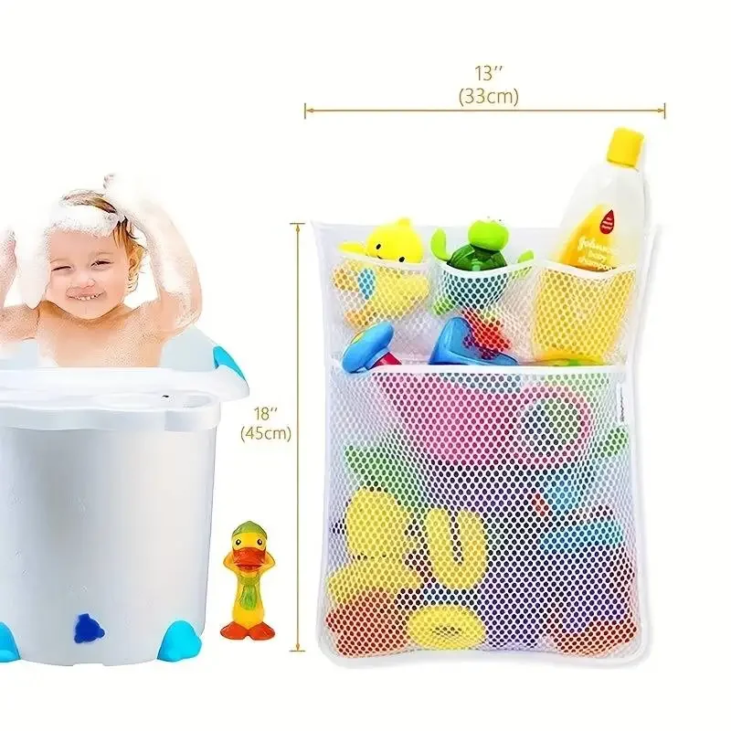 Baby Shower Bath Toys White Ba - Mesh Net Bag reseña y precio
