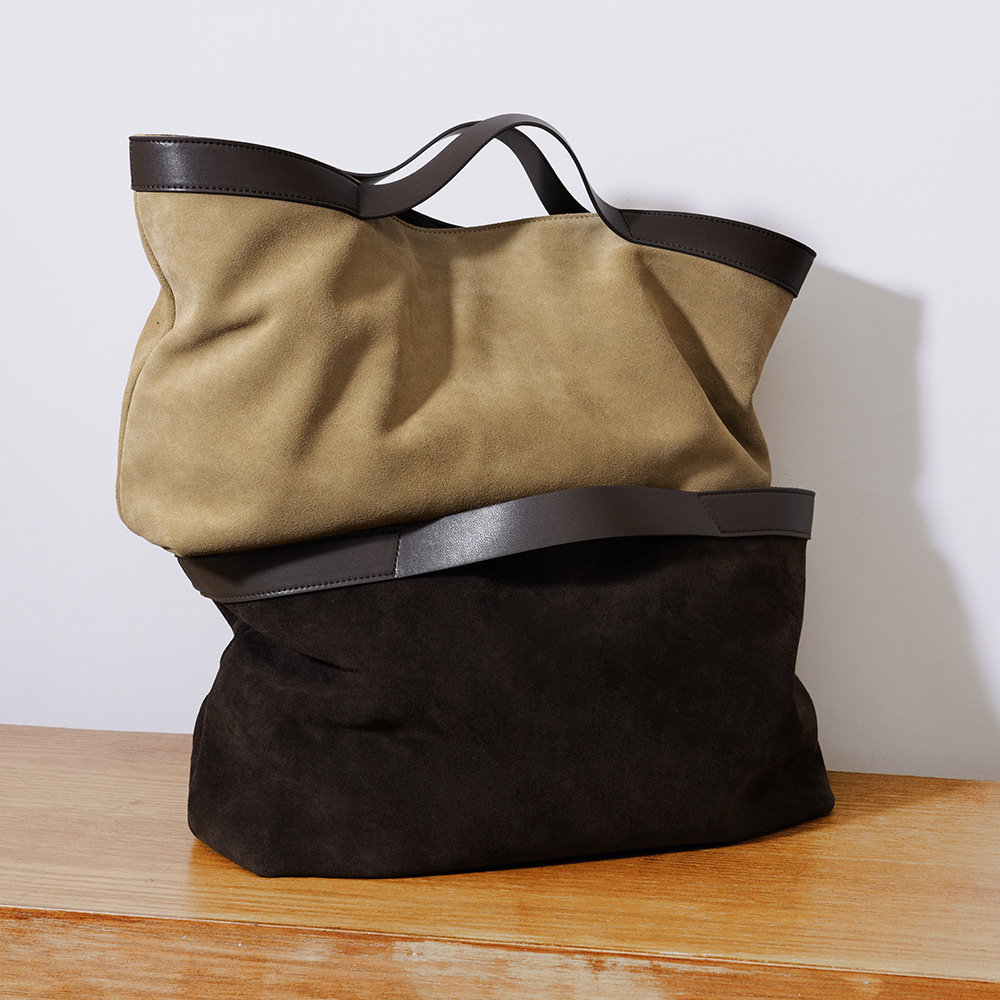 2025 Fall Winter New Suede Lea - Women Handheld Bags reseña y precio