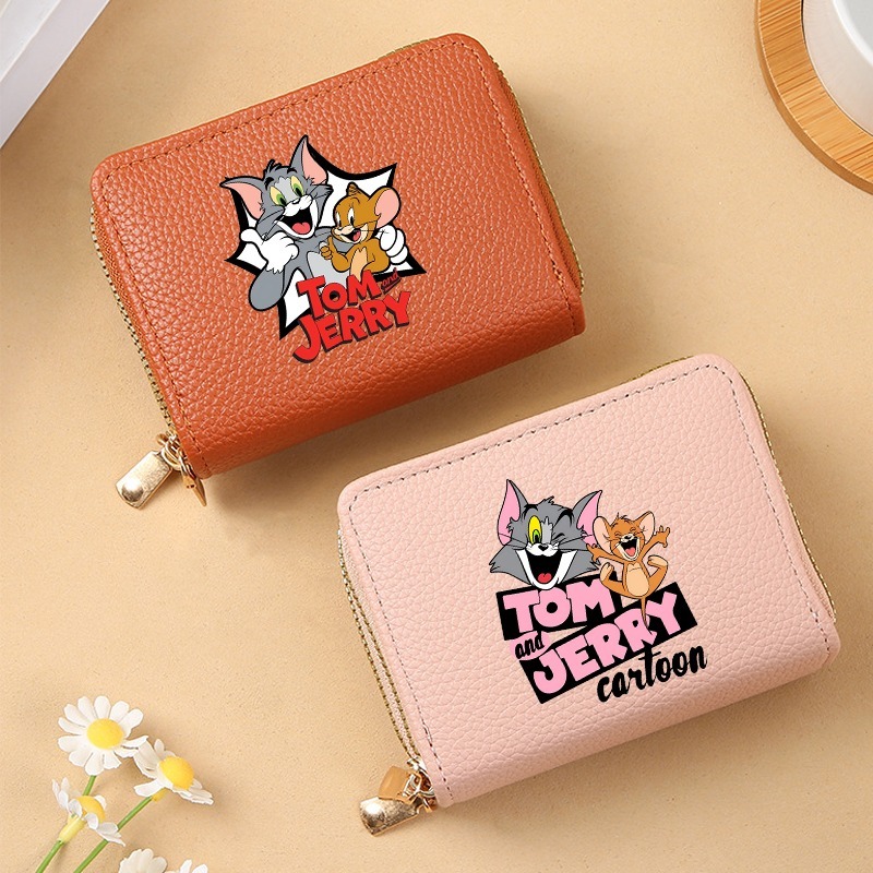 Tom and Jerry Cute Card Holder - Women Bags And Purses reseña y precio