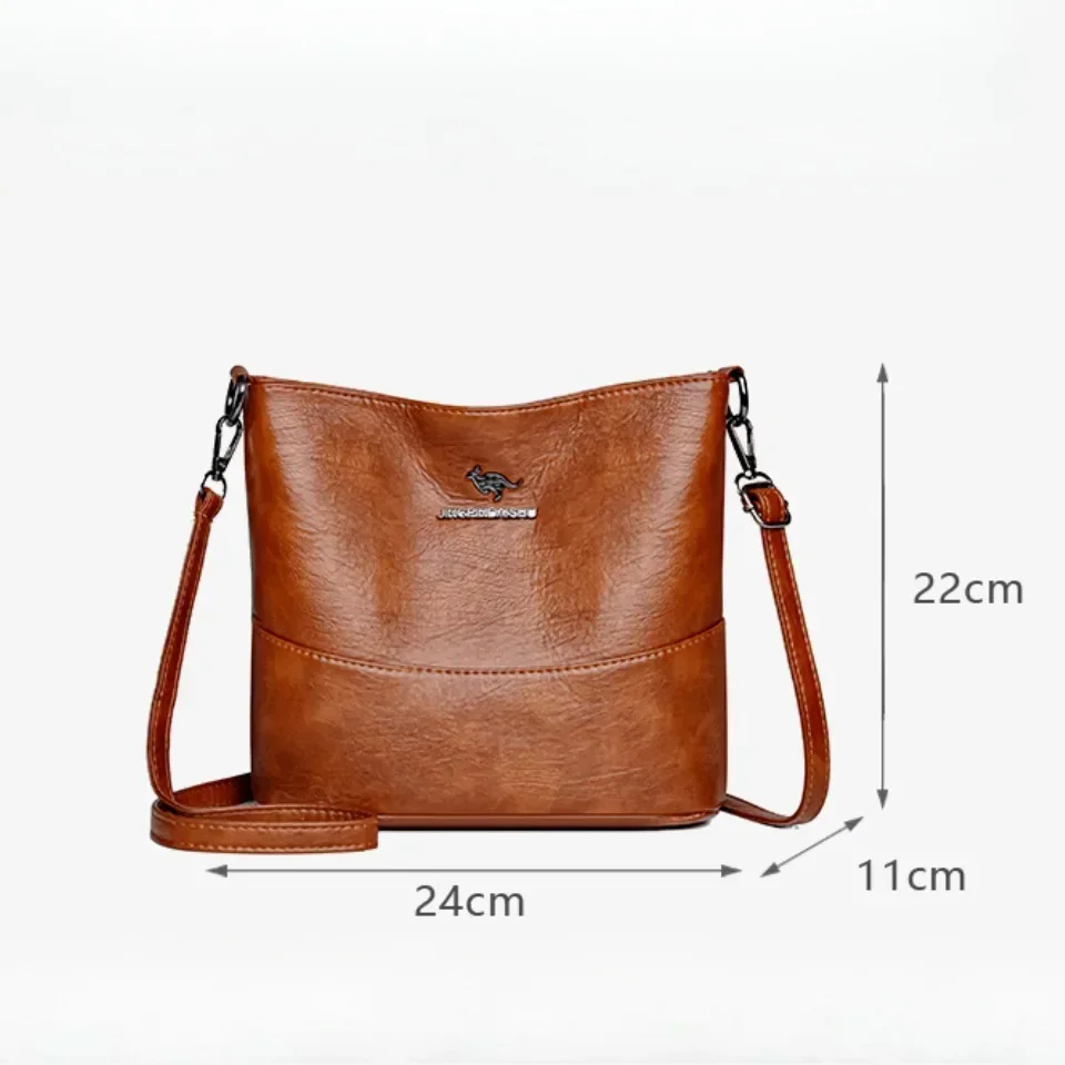 Soft Pu Leather Crossbody Bag  - Women'S Kangaroo Bags reseña y precio