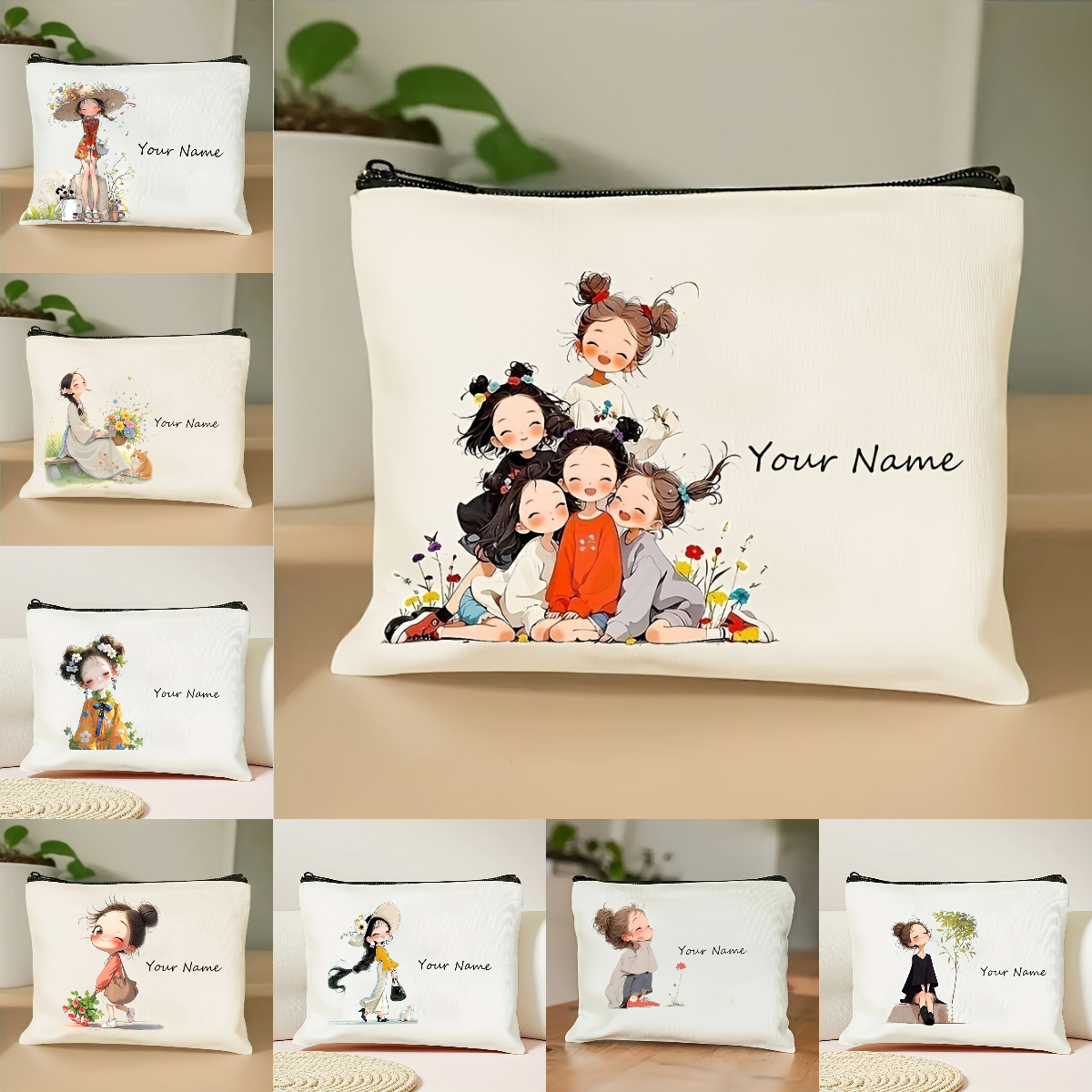 Korean-Style Anime Girl Makeup - Women Bags Gift reseña y precio