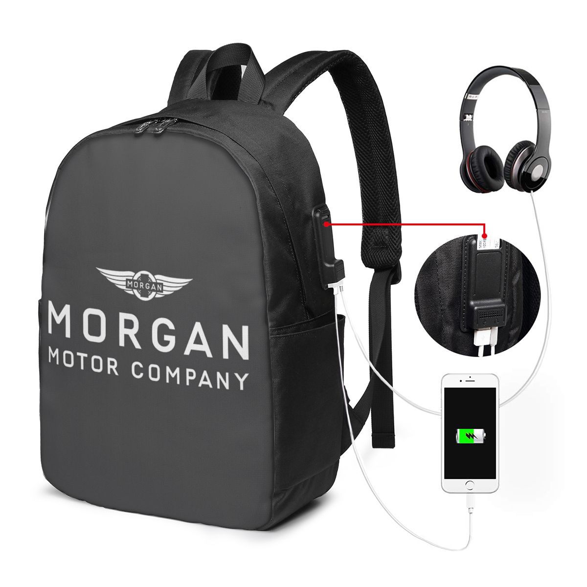Morgan Motor Car Company Backp - Women Bags Laptop reseña y precio
