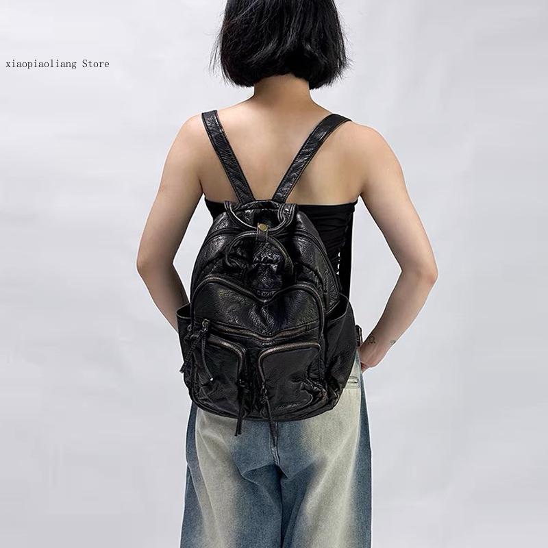 Luxury Soft Washed Pu Leather  - Women'S Vegan Bags reseña y precio