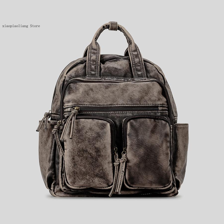 Luxury Soft Washed Pu Leather  - Women'S Vegan Bags reseña y precio