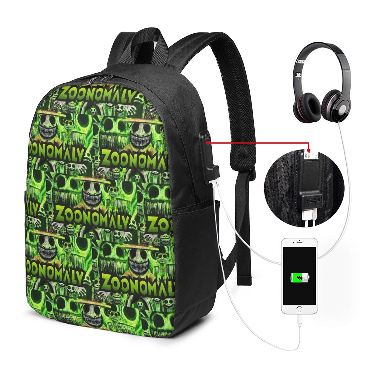 Zoonomaly Cartoon Steam Game B - Women Bags Laptop reseña y precio
