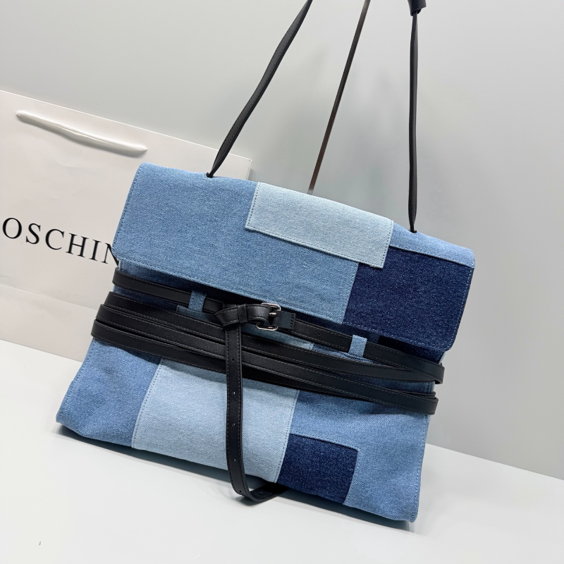 Color Block Denim Handbag Cros - Women'S Crossbody Bags reseña y precio