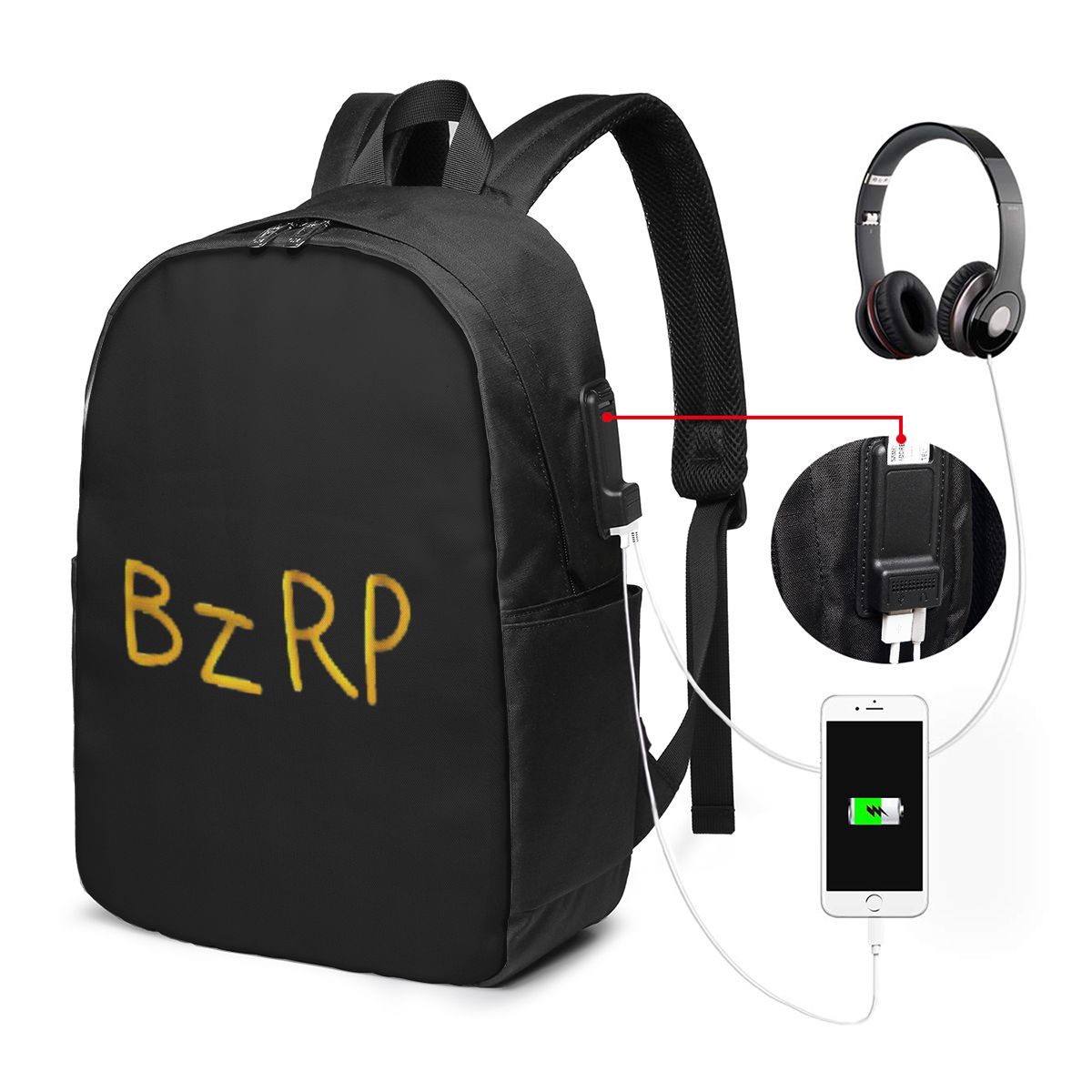 Bizarrap Cap (BZRP) Backpack T - Women Bags Laptop reseña y precio