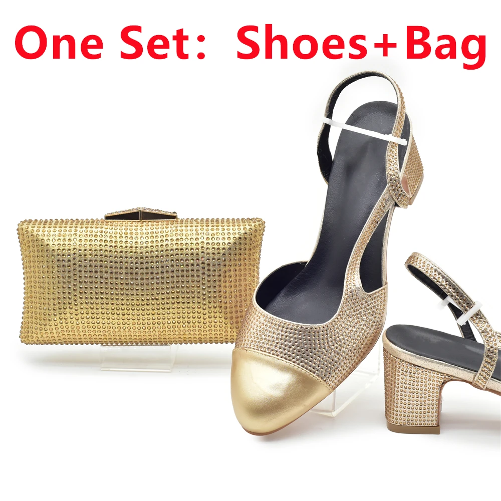Silver Shoe and Bag Set for Pa - Women Bags For Party reseña y precio