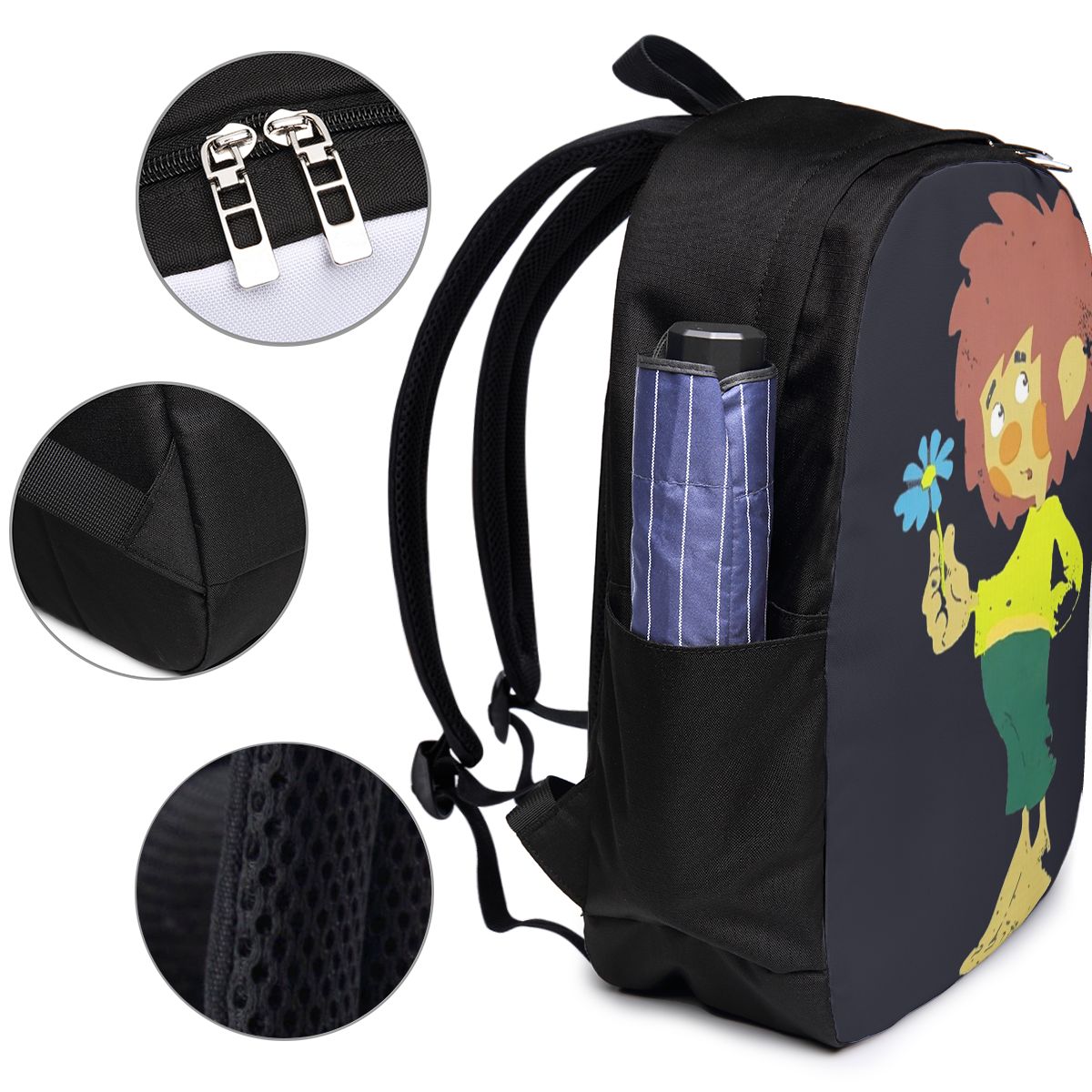 Pumuckl Blume - Figur  Backpac - Women Bags For College reseña y precio