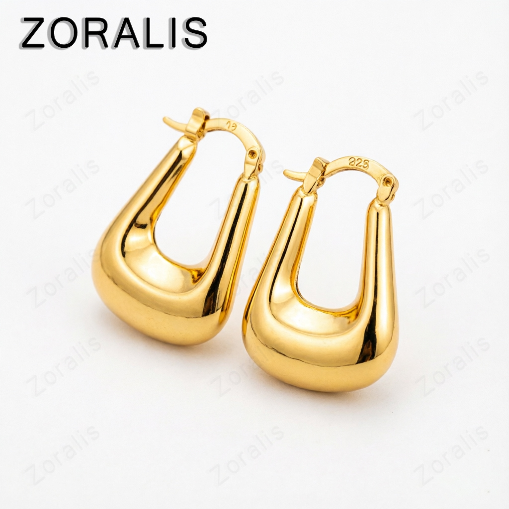 18K Gold Smooth U Handbag Hoop - Women'S Bags Ebay reseña y precio