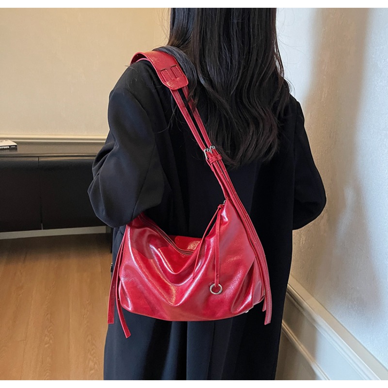PU Solid Color Zipper Casual C - Women Bags Branded Sale reseña y precio