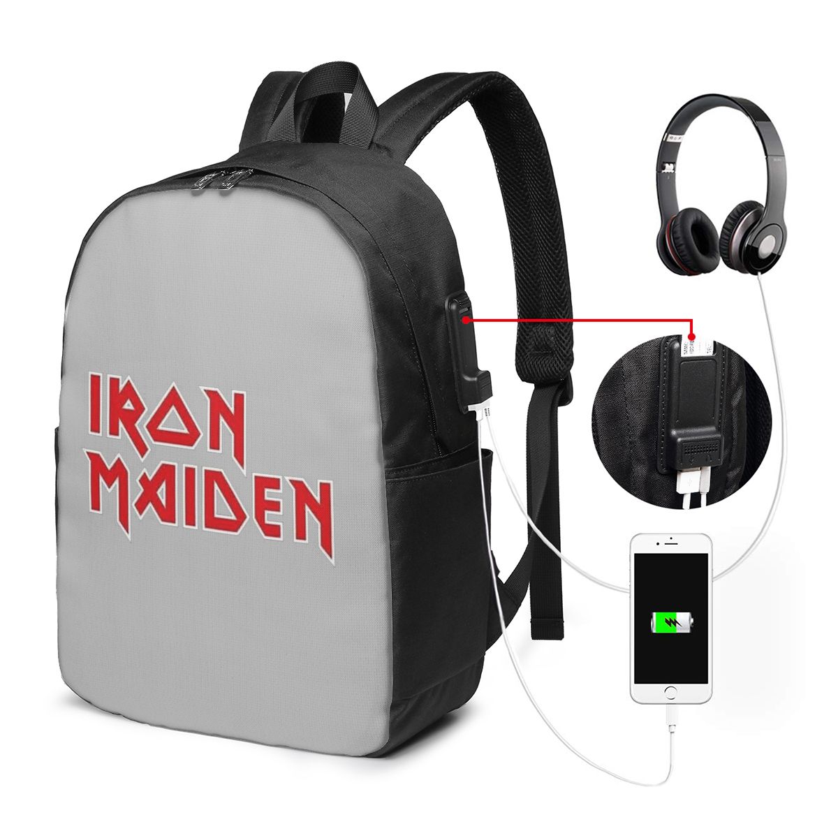 IronMaidens Backpack Travel No - Women Bags For College reseña y precio