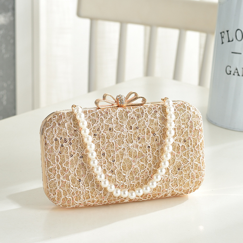 New simple and fashionable bow - Women Handheld Bags reseña y precio