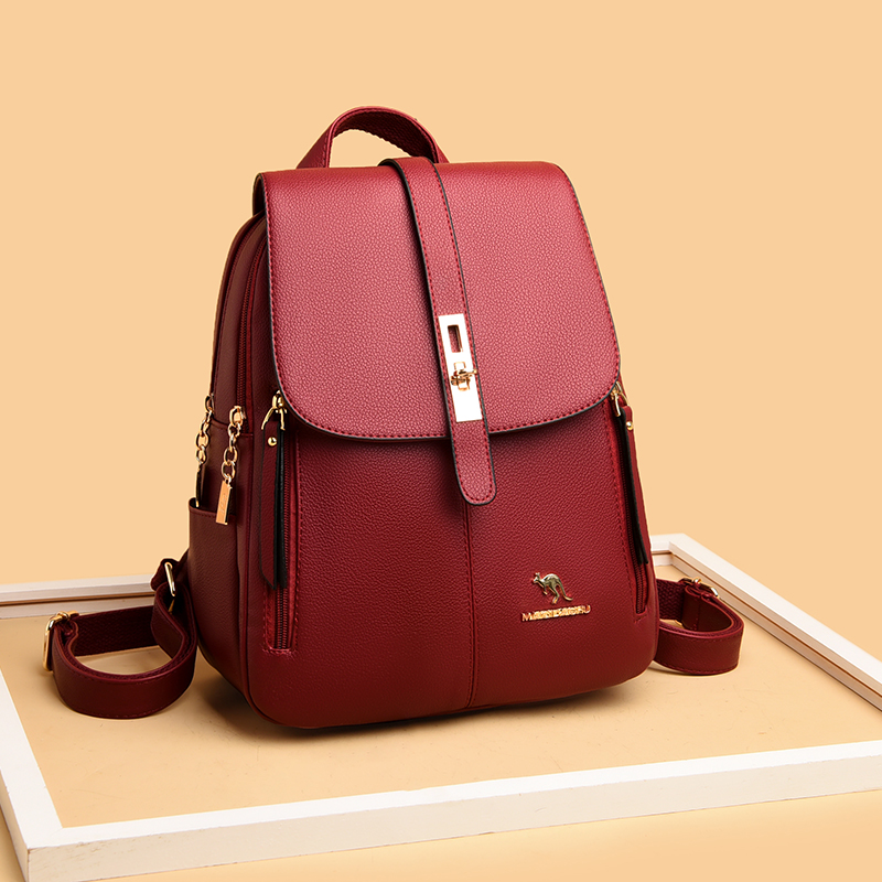 Luxury Women Leather Backpacks - Women Bags Guess reseña y precio