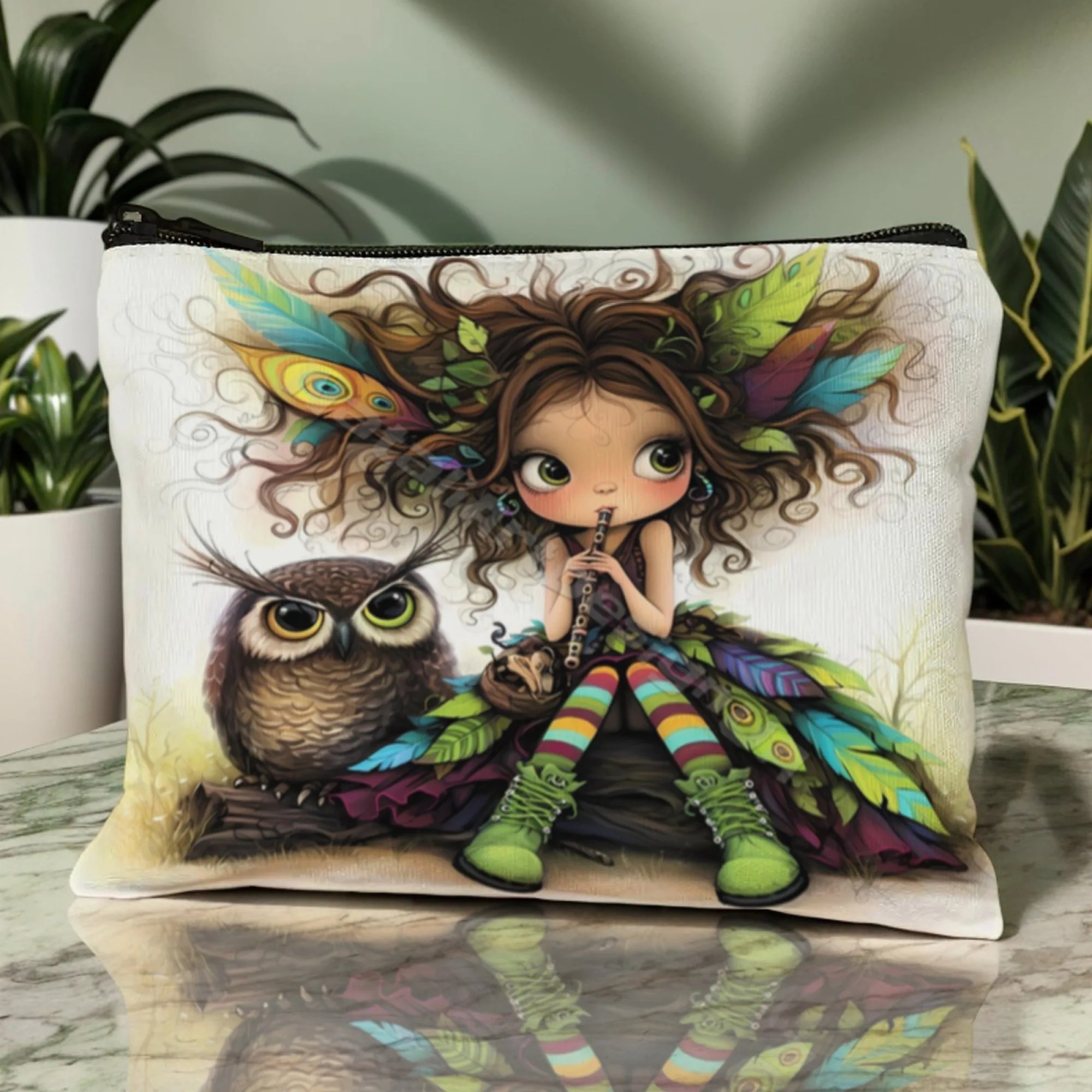 Cartoon Girl Makeup Bag Zipper - Women Bags And Purses reseña y precio