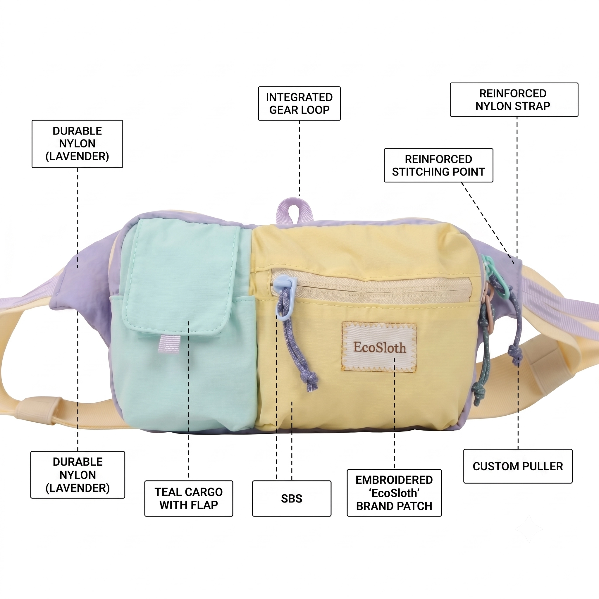 EcoSloth Fanny Packs for Women - Women Bags Dkny reseña y precio