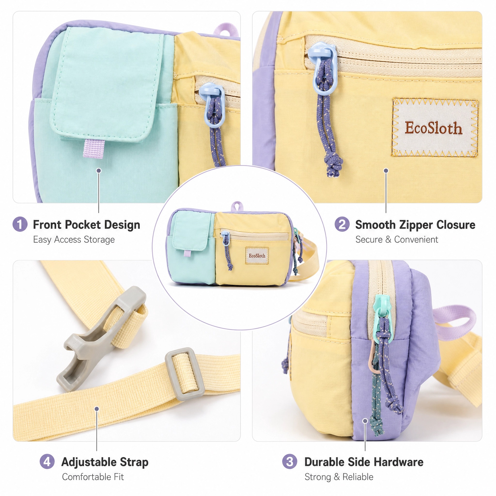 EcoSloth Fanny Packs for Women - Women Bags Dkny reseña y precio