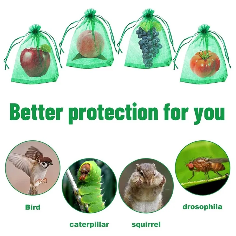 50pcs 20x30cm Fruit Protection - Mesh Net Bag reseña y precio