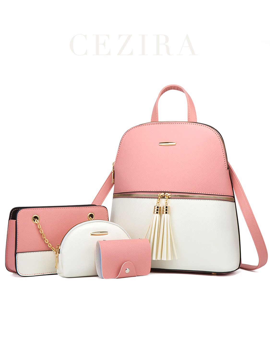 4 PCS Bags Set Women's Fashion - Women'S Vegan Bags reseña y precio