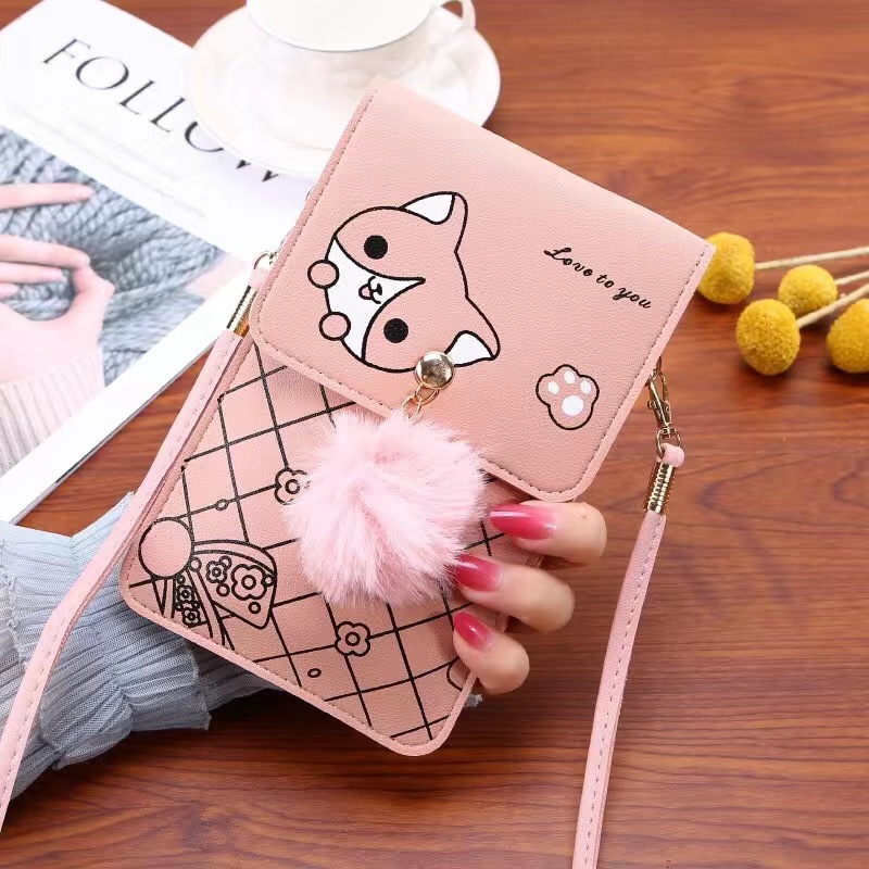 Cute Cartoon Pattern Touch-Scr - Women'S Crossbody Bags reseña y precio