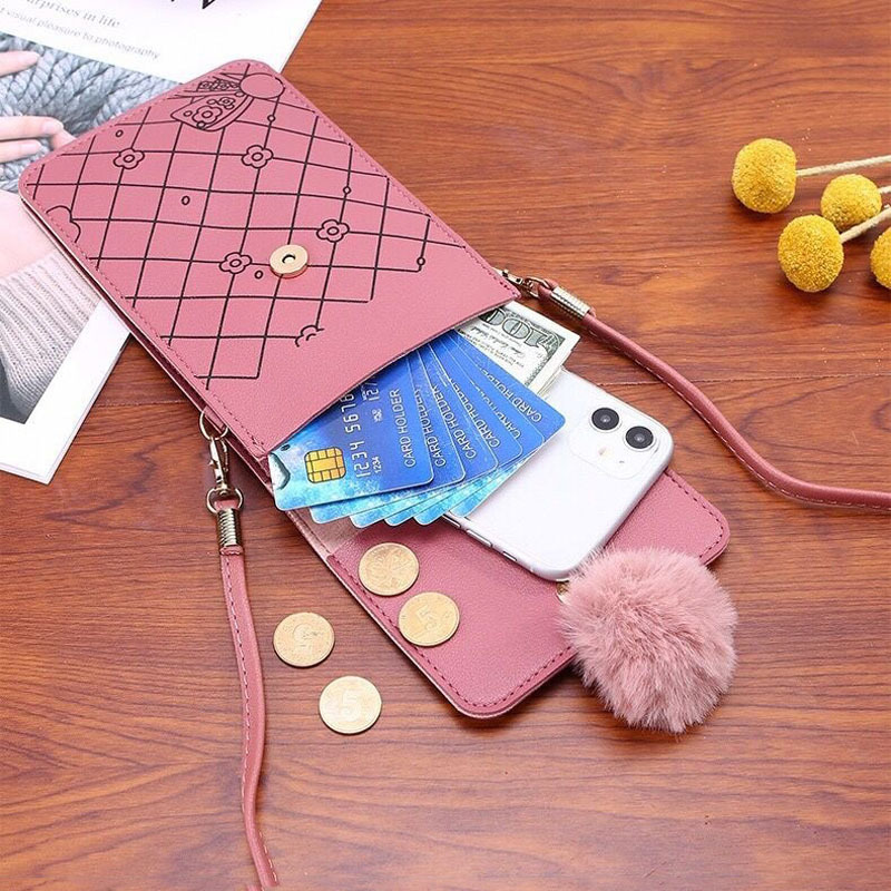 Cute Cartoon Pattern Touch-Scr - Women'S Crossbody Bags reseña y precio