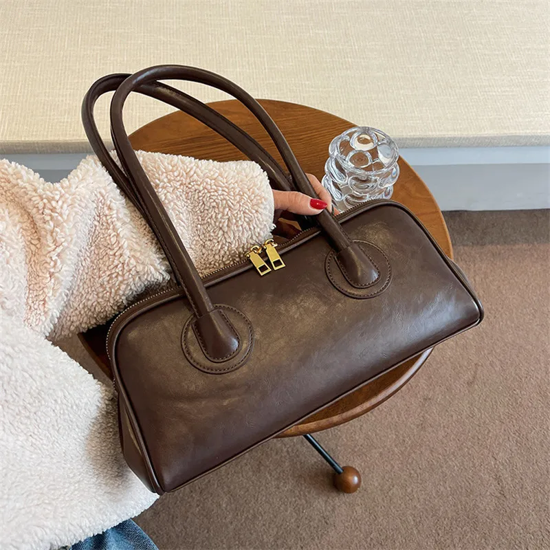 Classic Leather Handbag, Retro - Women'S Vegan Bags reseña y precio