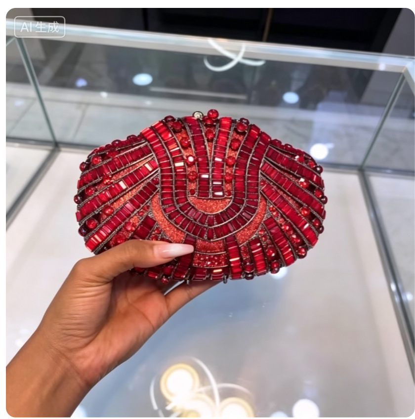 Stone clutch purse crystal dia - Women Handheld Bags reseña y precio