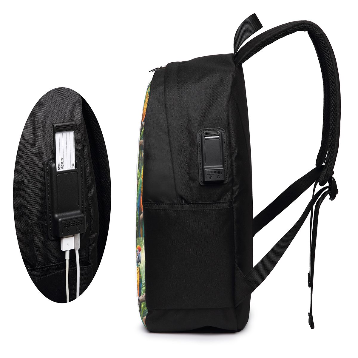 Cute Macaw Parrots Backpack Tr - Women Bags For College reseña y precio