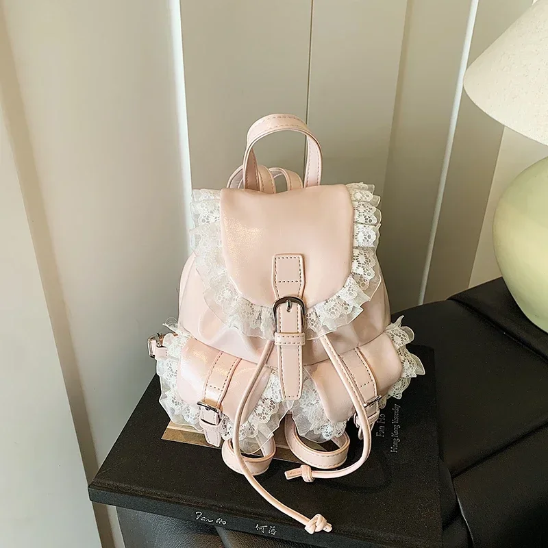 Solid PU Lace Girl Design Back - Women Bags Designer Sale reseña y precio