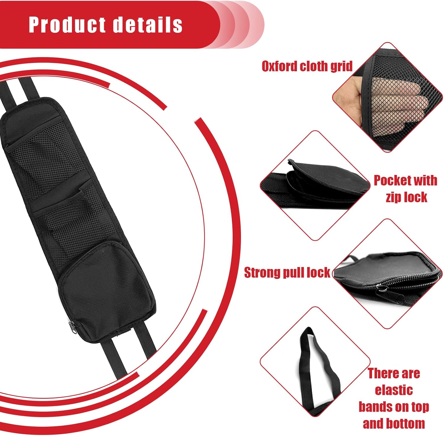 Car Seat Storage Hanging Bag,  - Mesh Net Bag reseña y precio