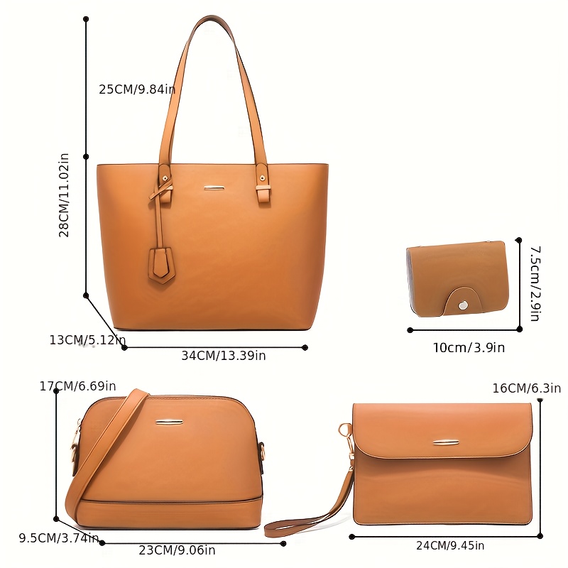 4pcs Fashion Women's Bag Sets  - Women'S Crossbody Bags reseña y precio