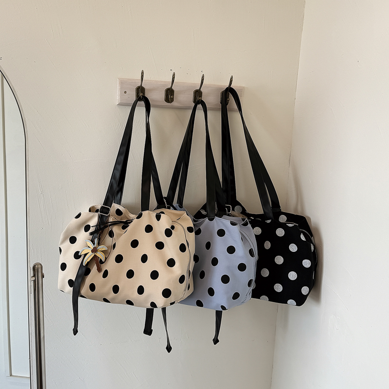 Multi-layer Canvas Polka Dot T - Women Handheld Bags reseña y precio