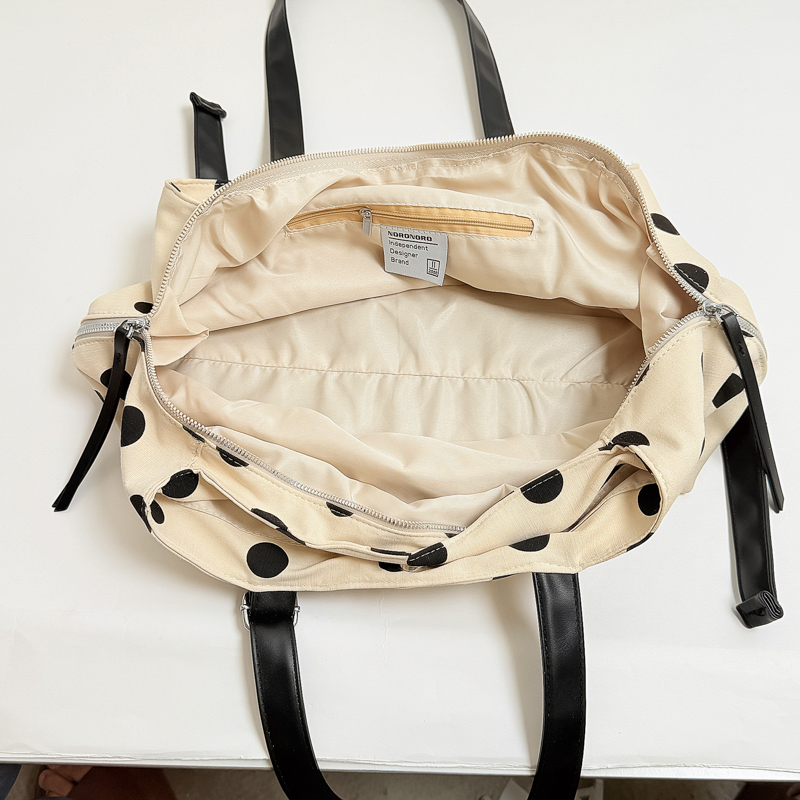 Multi-layer Canvas Polka Dot T - Women Handheld Bags reseña y precio