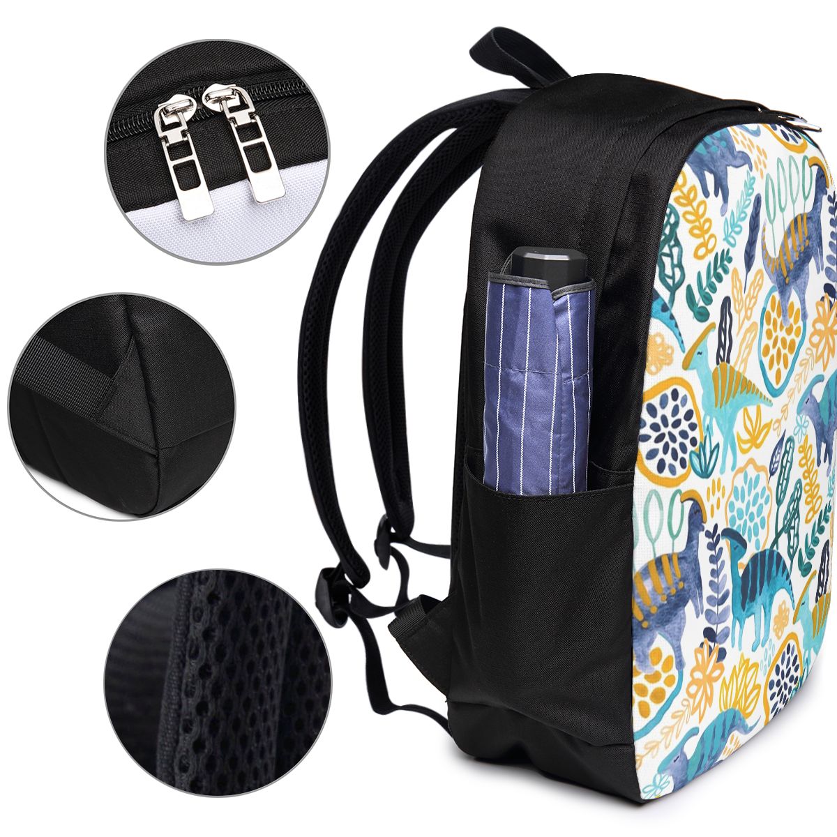 Gouache Parasaurolophuses Back - Women Bags Laptop reseña y precio
