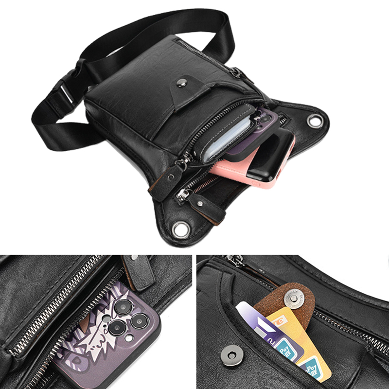 Vintage Pu Leather Waist Pack  - Women'S Vegan Bags reseña y precio