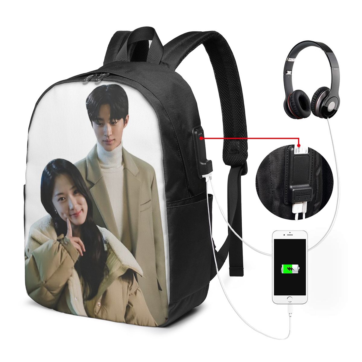 Lovely Runner Kdrama Fanart Ba - Women Bags For College reseña y precio