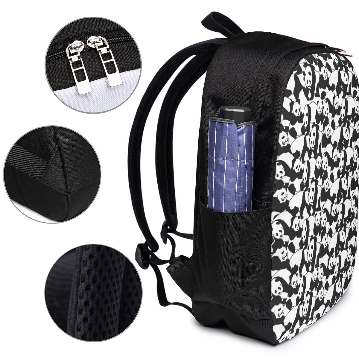 Panda Pattern Backpack Travel  - Women Bags For College reseña y precio