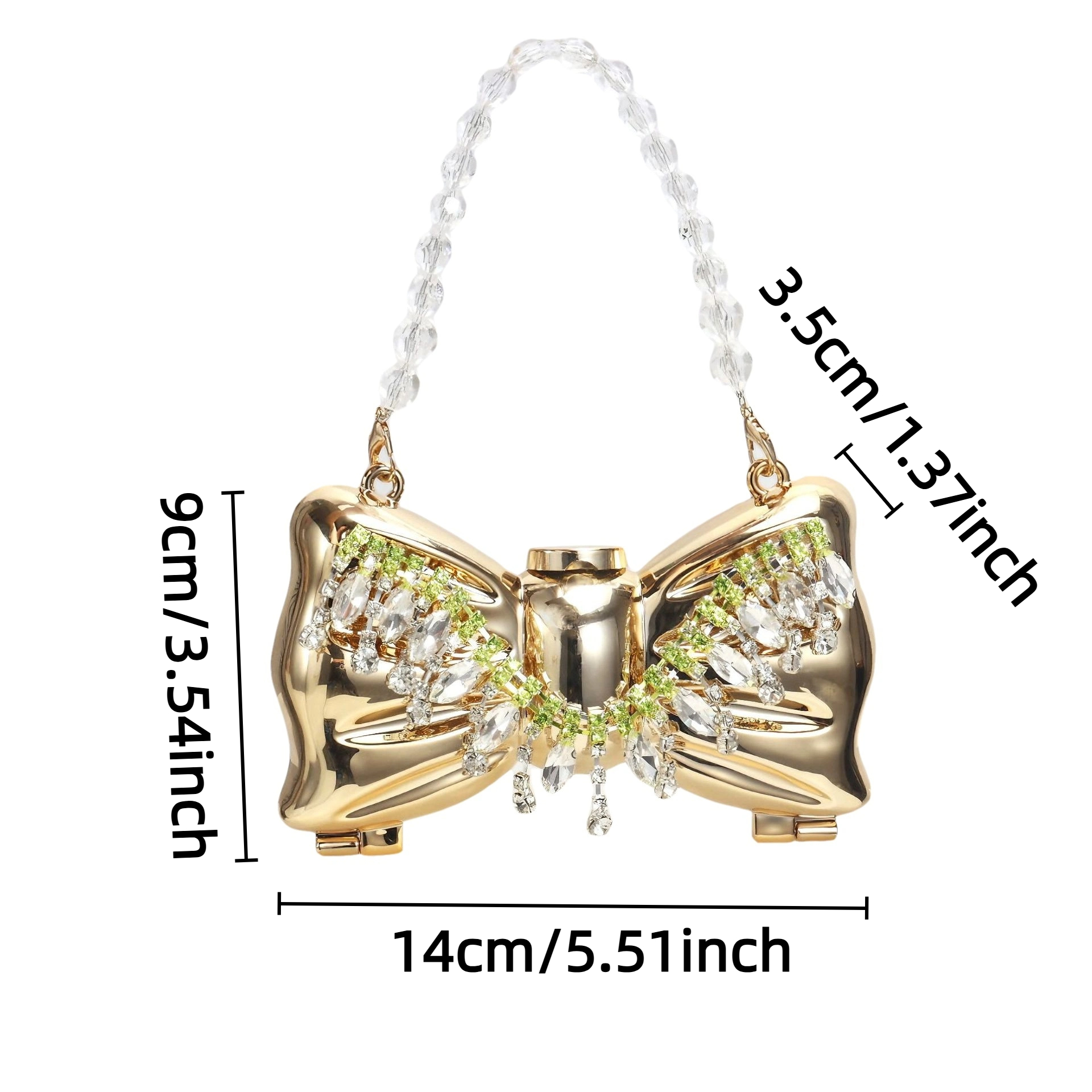Luxury Fashion Metal Mini Hand - Women Bags Dkny reseña y precio